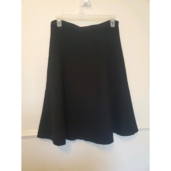 CAbi Skirt Womens Size Small Black Amelie Textured A Line Pull On Stretch Skirt - Picture 9 of 16